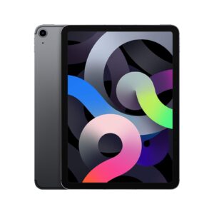 Apple 10.9-inch iPad Air Wi-Fi 10.9-inch, Wi-Fi + Cellular, 64GB) – Black (Latest Model, 4th Generation) (Renewed)